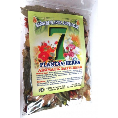 35gms 7 Herbs Aromatic Bath Herbs